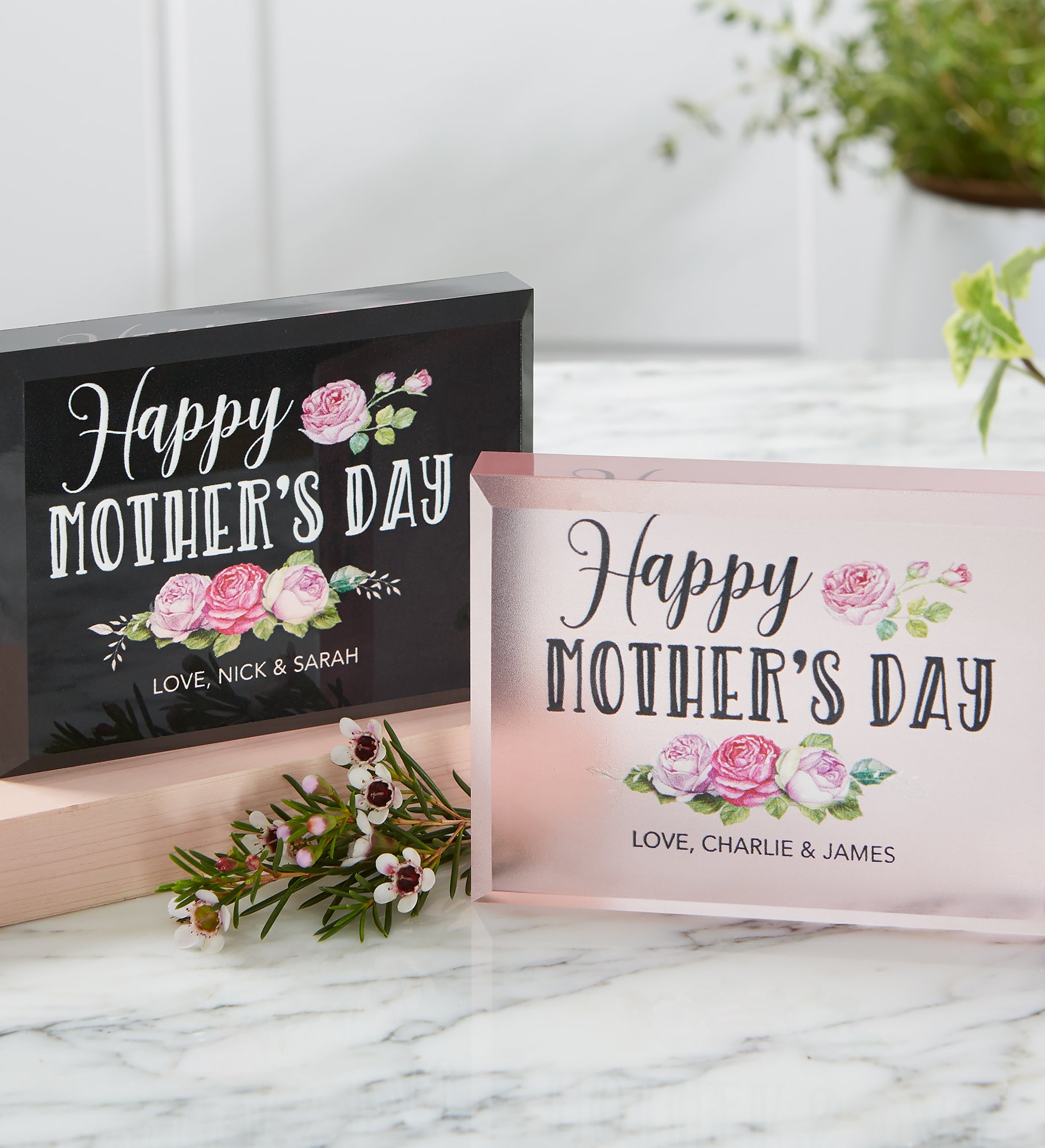 Happy Mother's Day Personalized Colored Keepsake